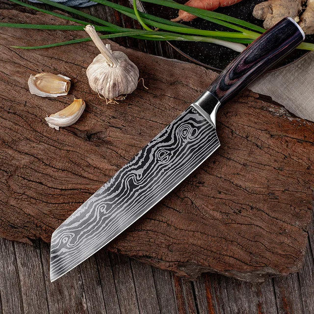 Couteau à lame Nakiri