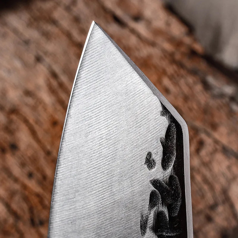 Grand couteau à lame Santoku